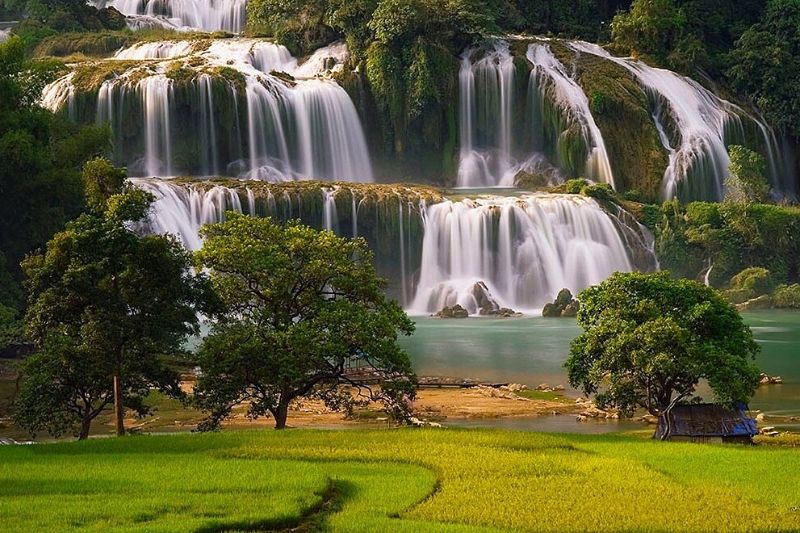 Fall in love with the beauty of Ban Xe Waterfall - One of the natural masterpieces in Cao Bang