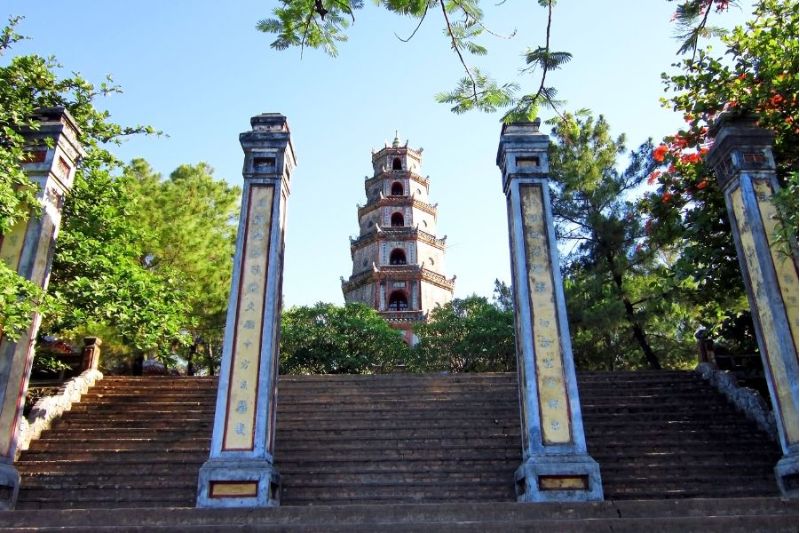Thien Mu Pagoda - one of the destinations that attracts tourists from all over the world