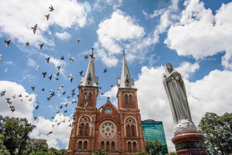 Duc Ba Church - a unique architectural work that attracts tourists from all over the world to visit