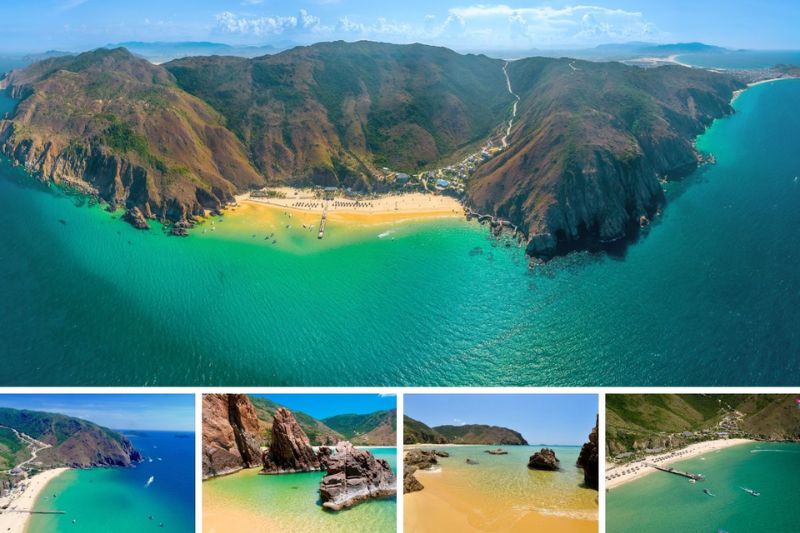 In August, you can't miss great destinations in Quy Nhon such as Ky Co, Eo Gio...