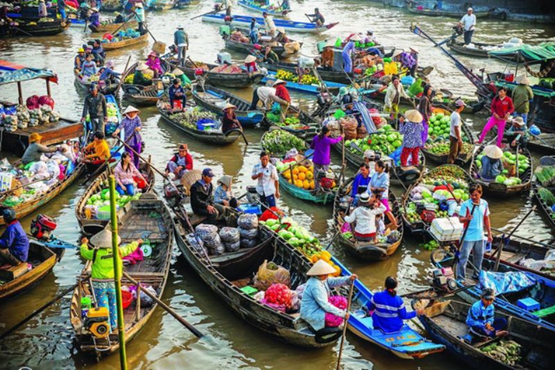 In August, experience the Western floating market in a different and new way