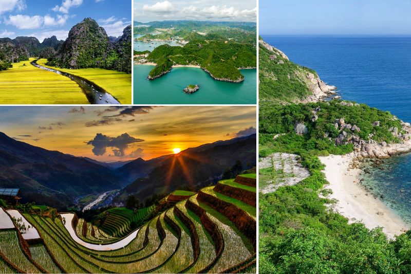 Travel in June with many ideal destinations such as Nha Trang, Phu Quoc, Mu Cang Chai...