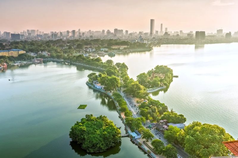West Lake - The largest lake in Hanoi attracts many international tourists