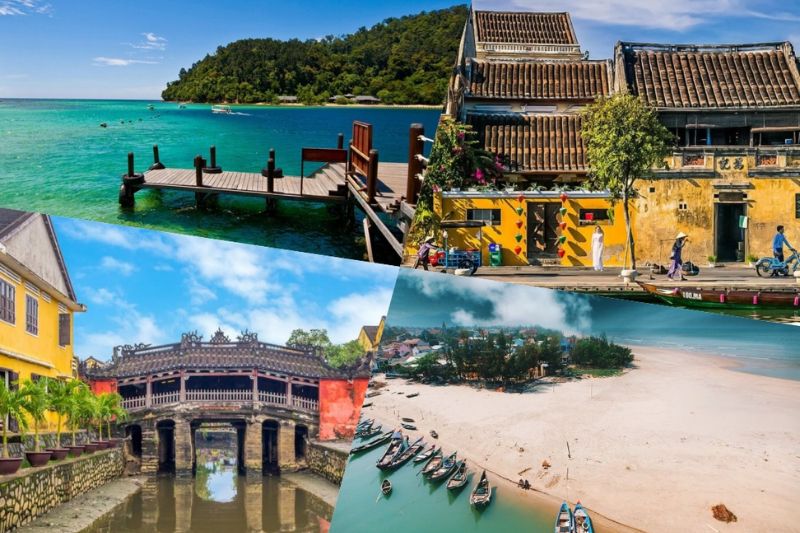 When traveling to Central Vietnam, don't forget to visit Hue, Hoi An, Da Nang...