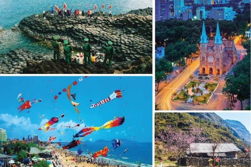 March begins the peak tourist season in Vietnam with many attractive activities