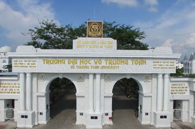 Vo Truong Toan University is the only university in Hau Giang