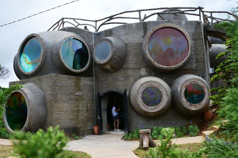 The Drum House attracts visitors with its unique and meticulous design