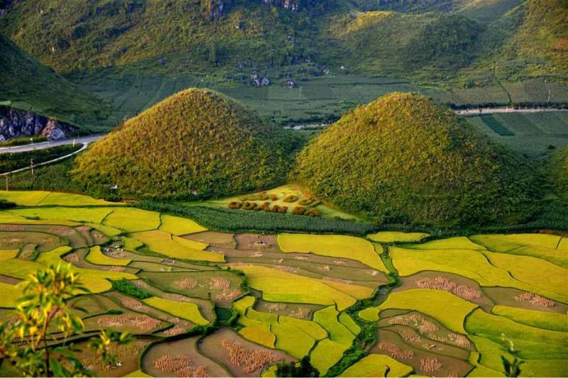 Quan Ba Twin Mountains - a natural masterpiece that everyone wants to check-in when coming to Ha Giang