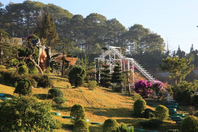 Come to QUE Garden Dalat, don't forget to check-in the ladder to the dreamy and romantic paradise