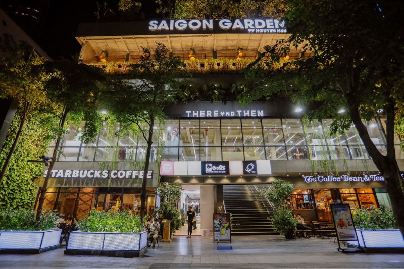 Saigon Garden is one of the most frequented tourist streets