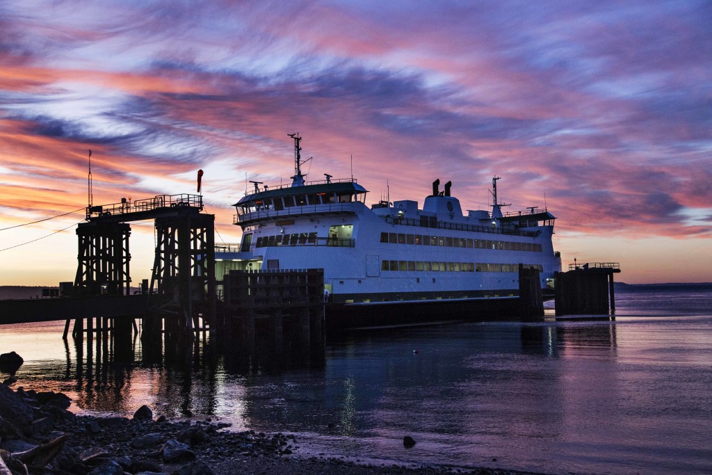Take a ride on one of the classic Washington State Ferries to experience the typical Pacific Northwest voyage